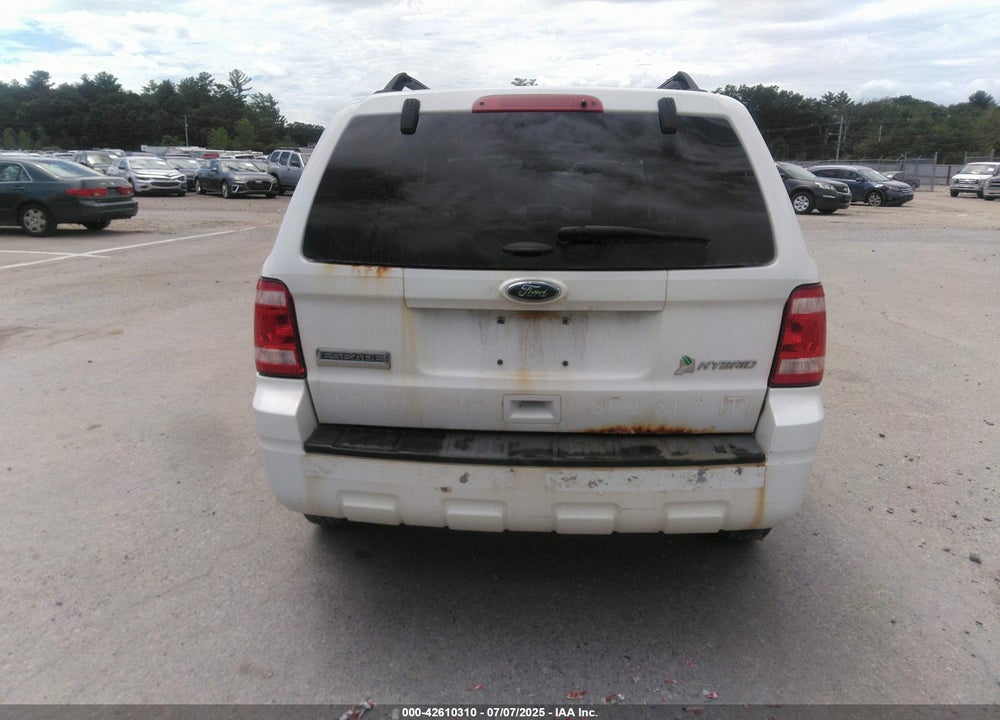 2011 FORD ESCAPE HYBRID VIN: 1FMCU5K39BKC06037