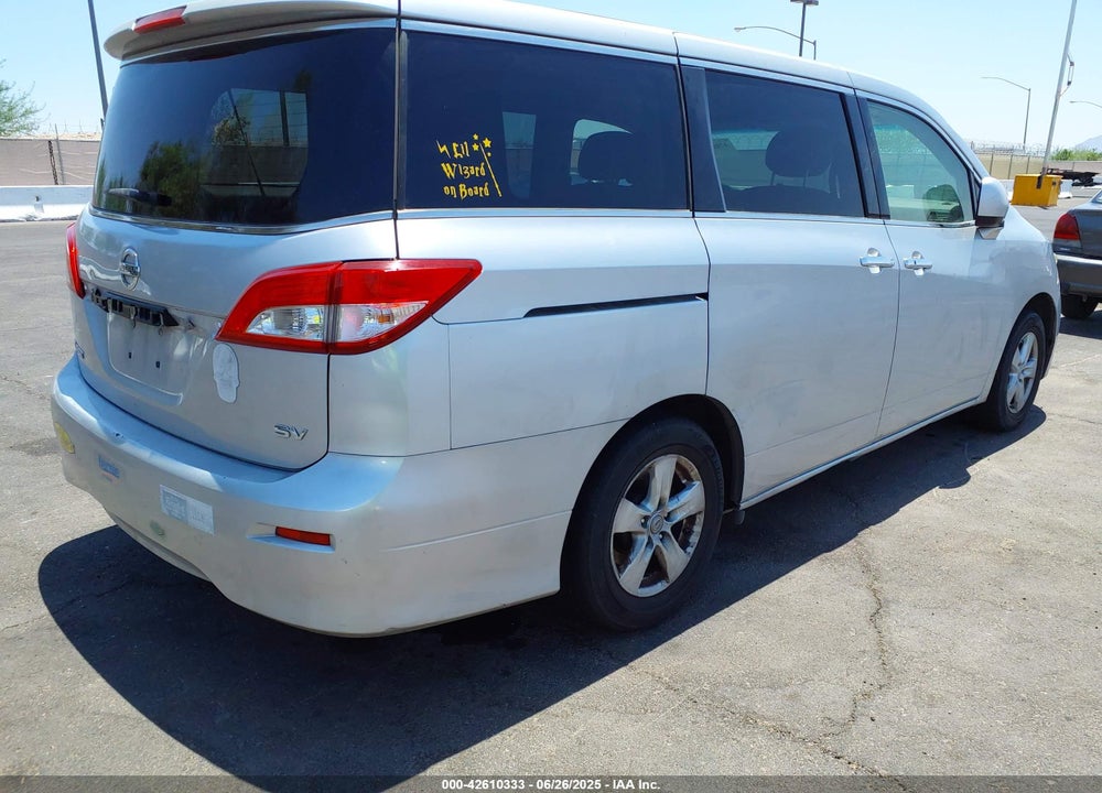 2012 NISSAN QUEST SV VIN: JN8AE2KP0C9044029