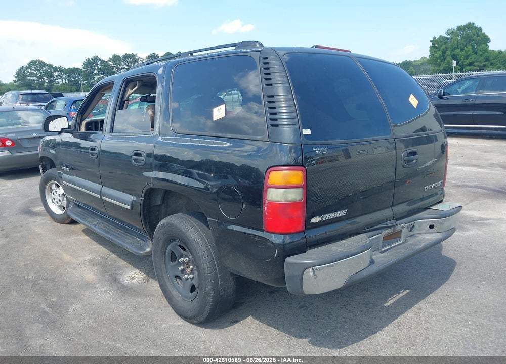 2003 CHEVROLET TAHOE LS VIN: 1GNEC13V13J277725