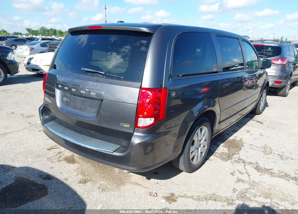 2016 DODGE GRAND CARAVAN VIN: 2C4RDGBG7GR387452