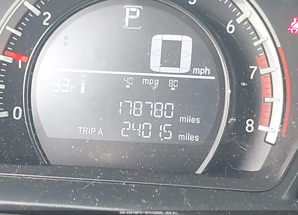 2016 HONDA CIVIC VIN: 19XFC2F5XGE081011