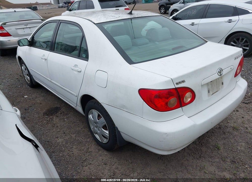 2005 TOYOTA COROLLA LE VIN: 2T1BR32EX5C504772