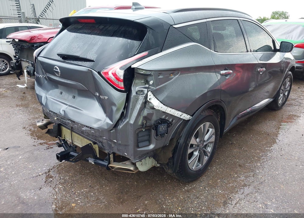 2018 NISSAN MURANO VIN: 5N1AZ2MH9JN131482