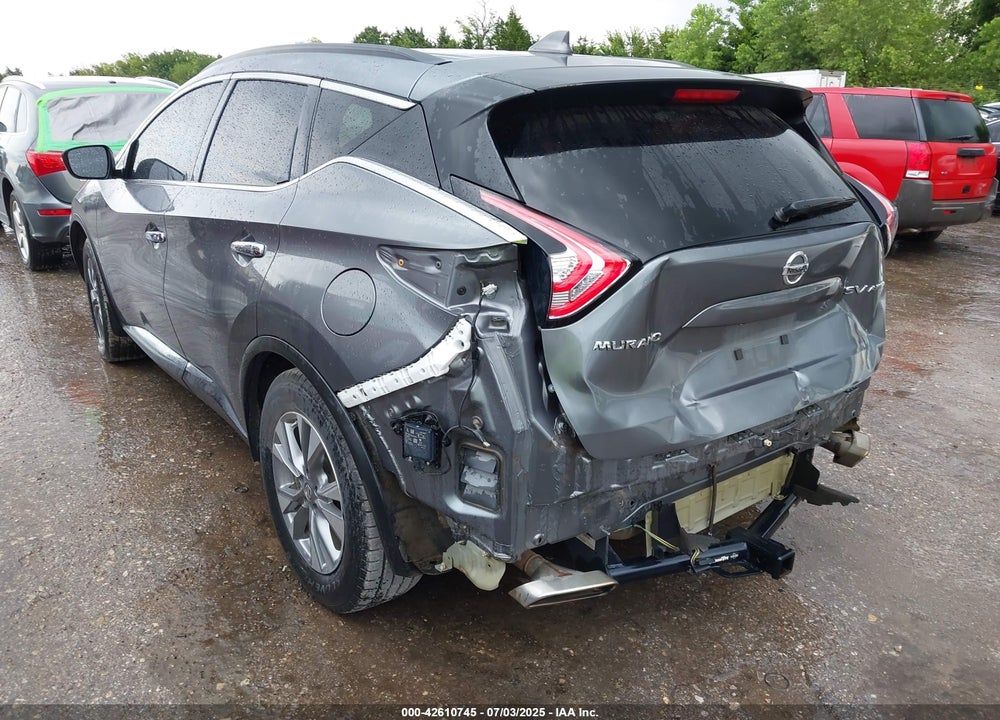 2018 NISSAN MURANO VIN: 5N1AZ2MH9JN131482