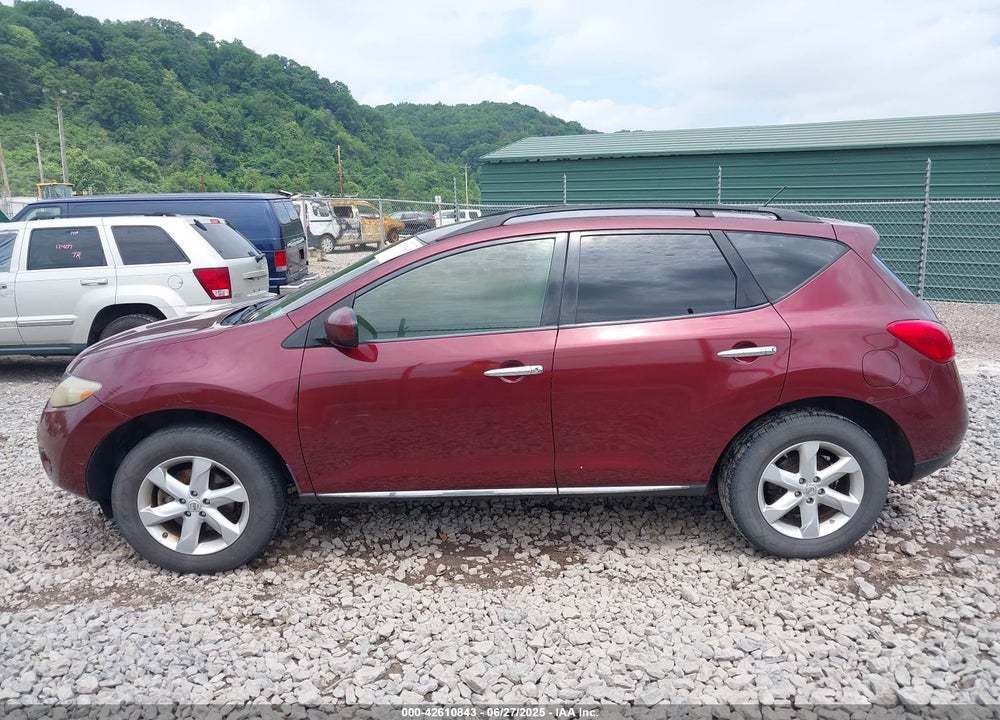 2009 NISSAN MURANO VIN: JN8AZ18W89W149280