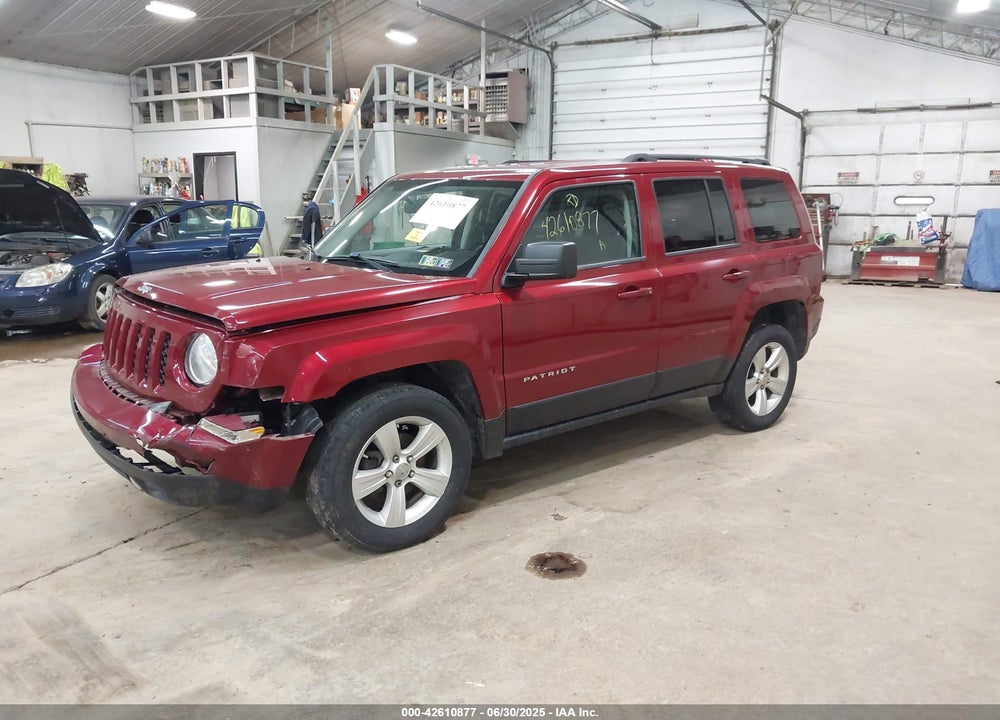 2012 JEEP PATRIOT LATITUDE VIN: 1C4NJRFBXCD659278