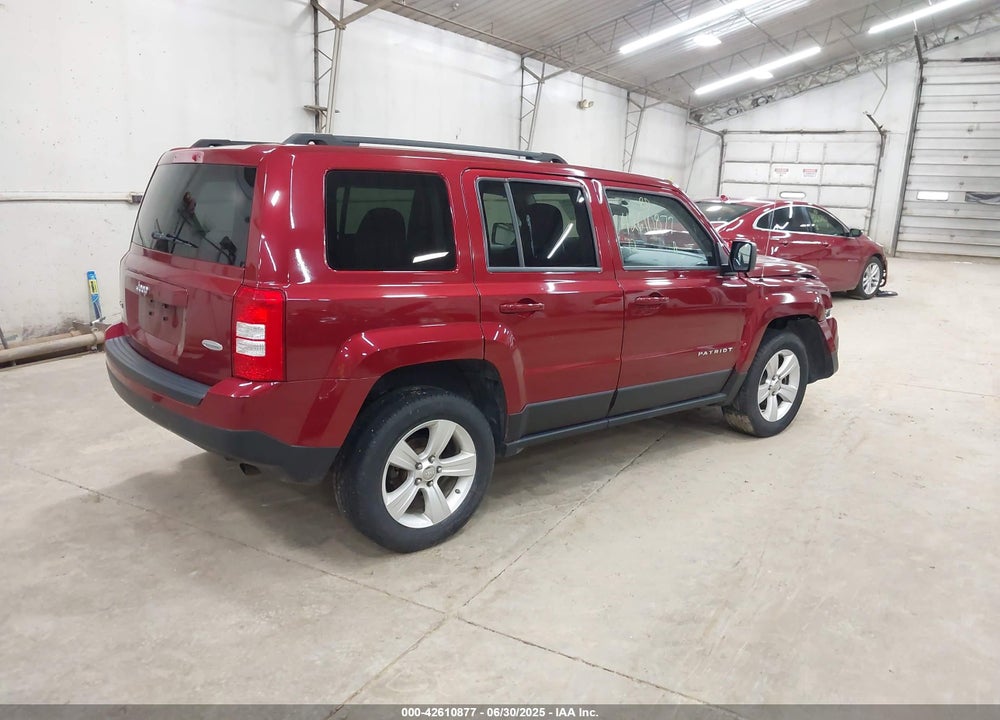 2012 JEEP PATRIOT LATITUDE VIN: 1C4NJRFBXCD659278