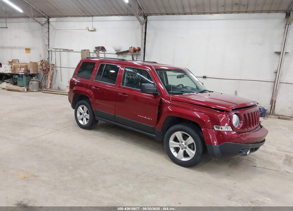 2012 JEEP PATRIOT LATITUDE VIN: 1C4NJRFBXCD659278