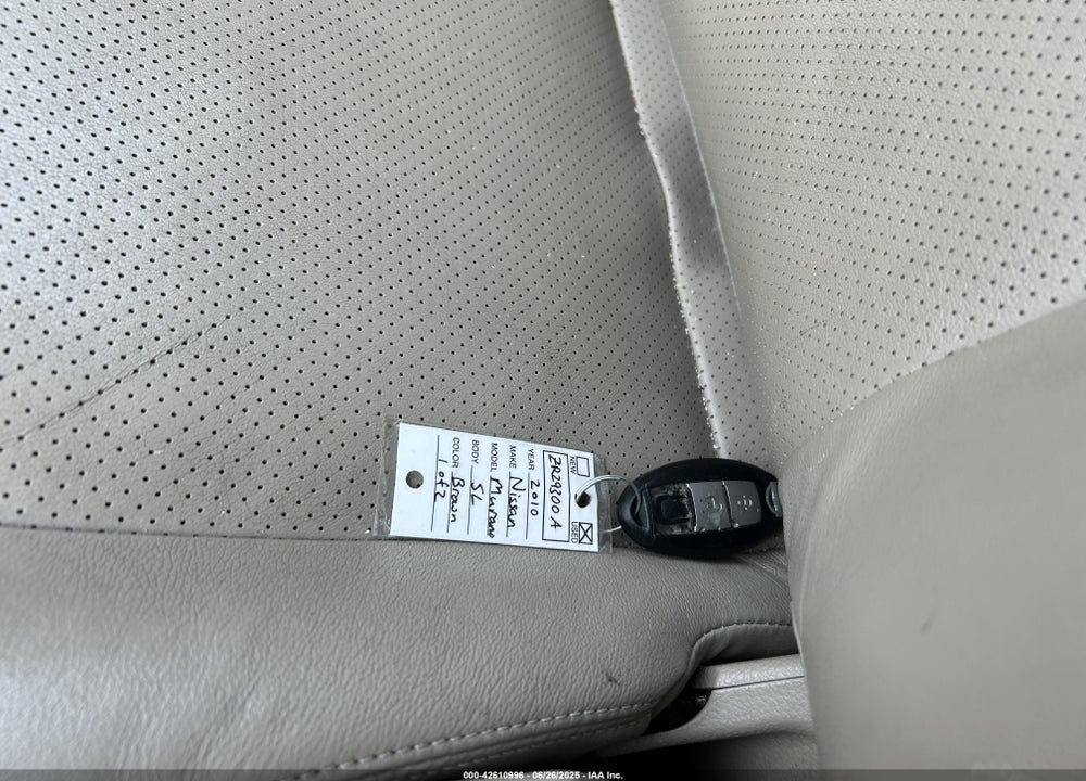 2010 NISSAN MURANO VIN: JN8AZ1MU2AW008276