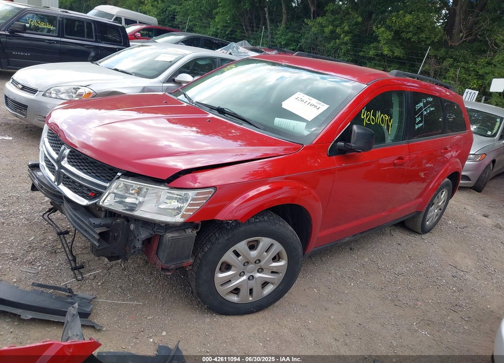 2016 DODGE JOURNEY SE VIN: 3C4PDCAB1GT119936