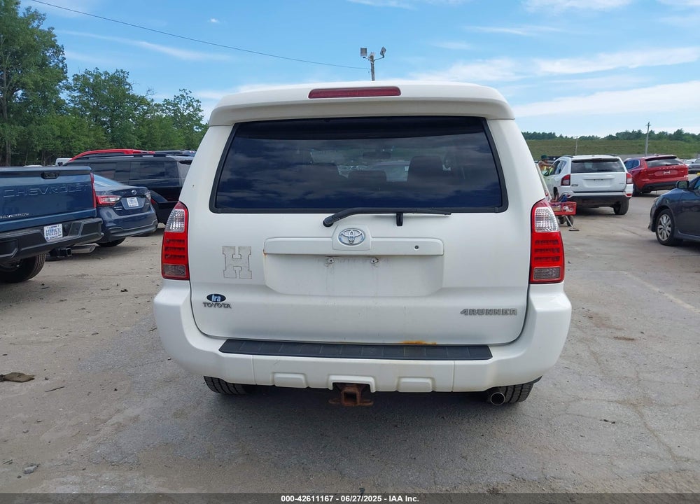2006 TOYOTA 4RUNNER SR5 SPORT V6 VIN: JTEBU14R760103528