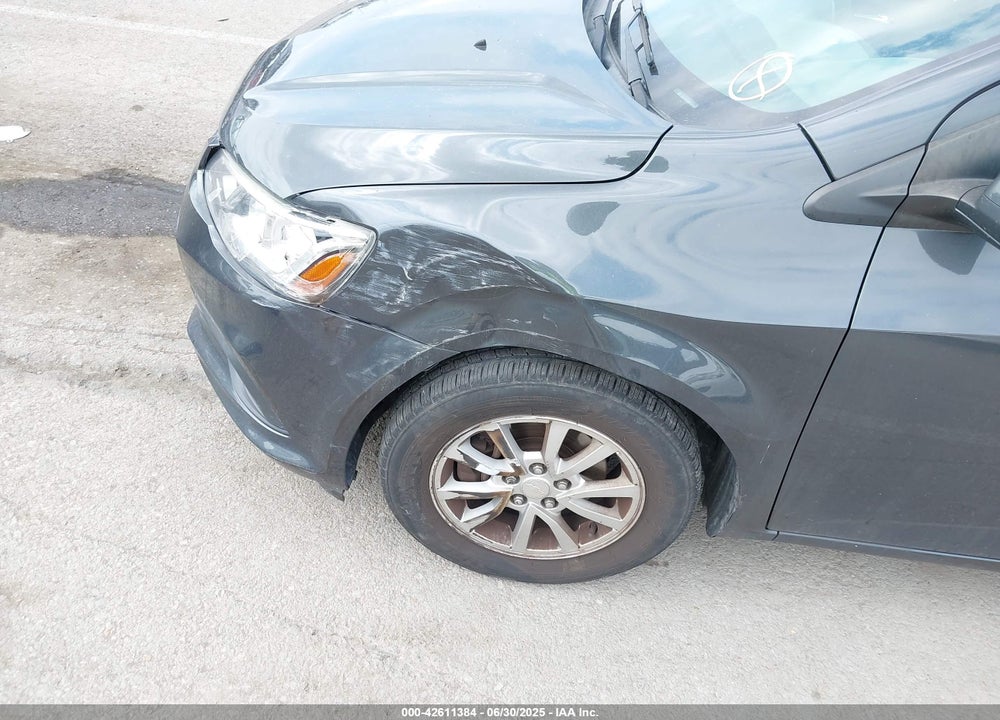2017 CHEVROLET SONIC VIN: 1G1JD5SH4H4116646