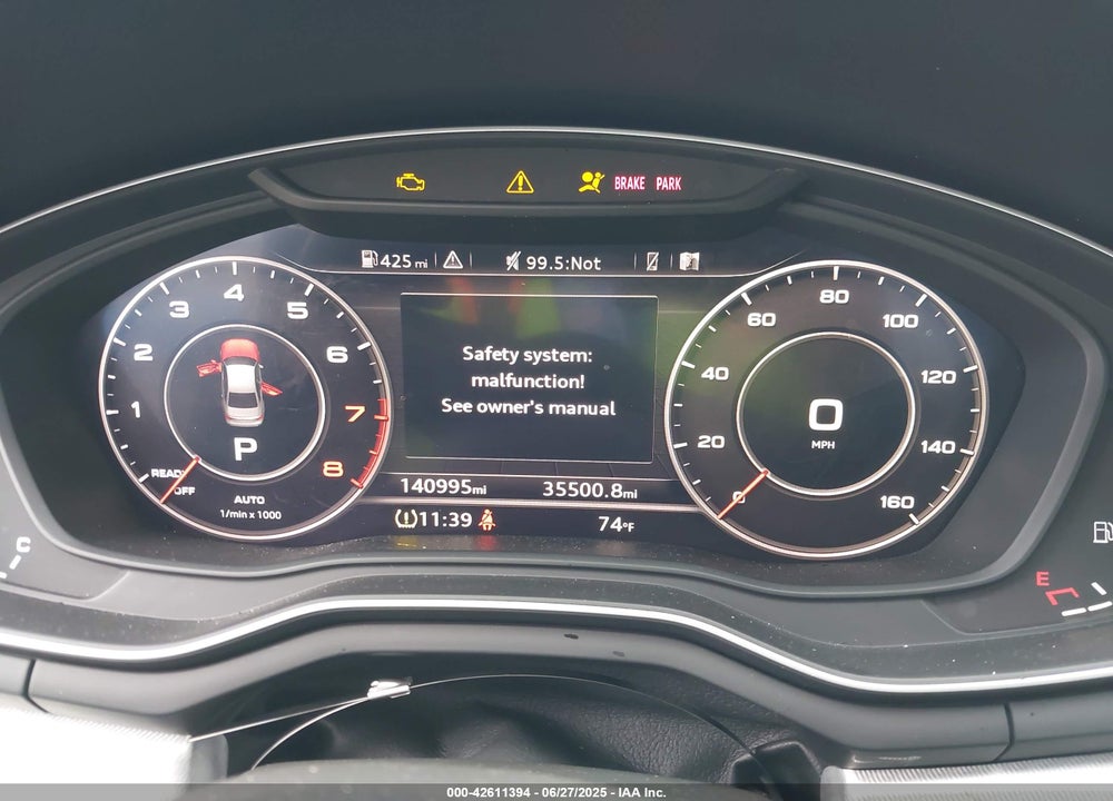2017 AUDI A4 VIN: WAUENAF42HN005218