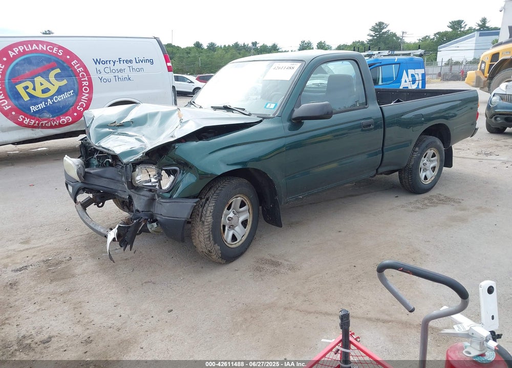 2002 TOYOTA TACOMA VIN: 5TENL42N52Z119257