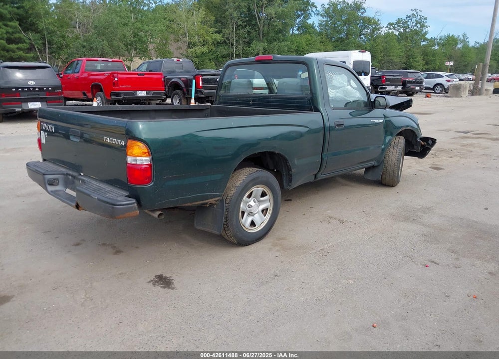2002 TOYOTA TACOMA VIN: 5TENL42N52Z119257