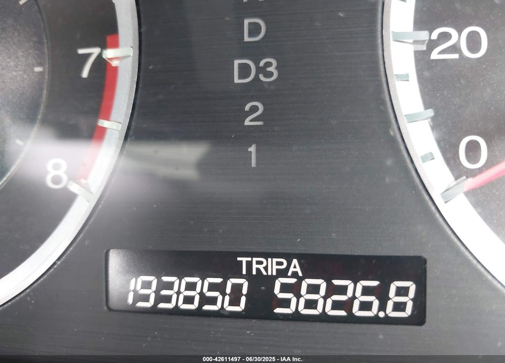 2009 HONDA ACCORD VIN: 1HGCP26499A190730