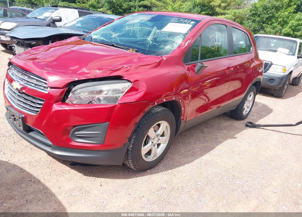 2015 CHEVROLET TRAX VIN: KL7CJPSB9FB184124