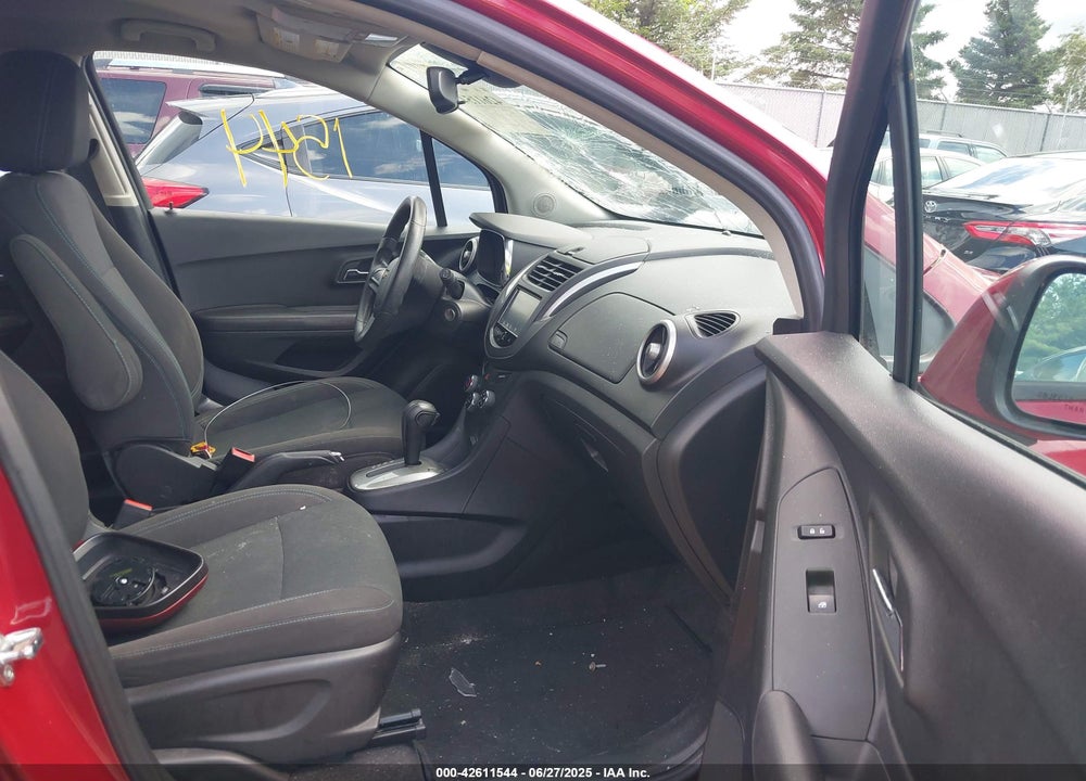 2015 CHEVROLET TRAX VIN: KL7CJPSB9FB184124