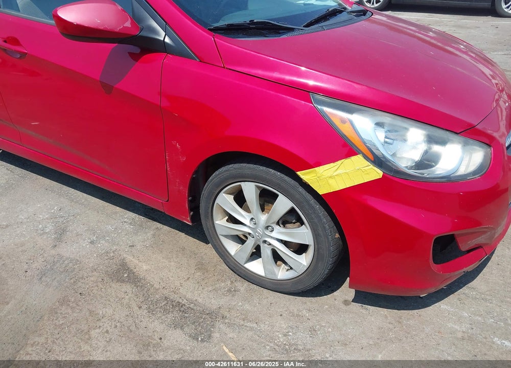 2012 HYUNDAI ACCENT VIN: KMHCU4AE7CU099833