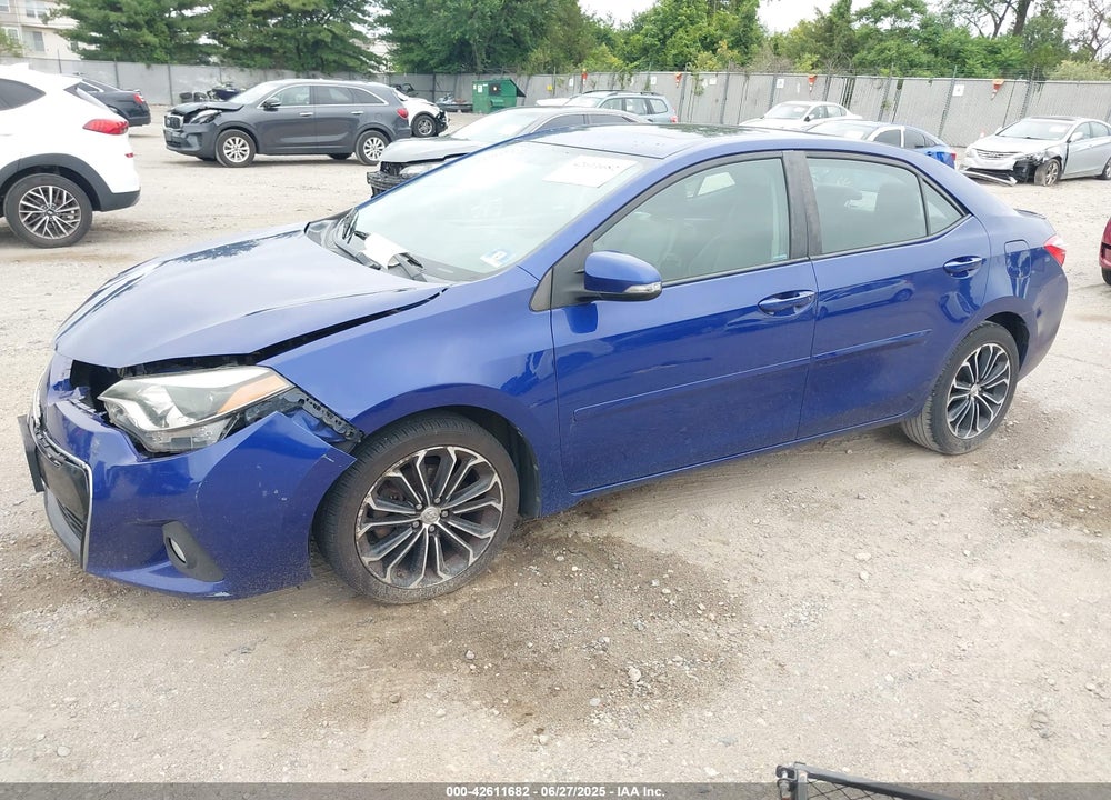 2016 TOYOTA COROLLA VIN: 2T1BURHE3GC504639