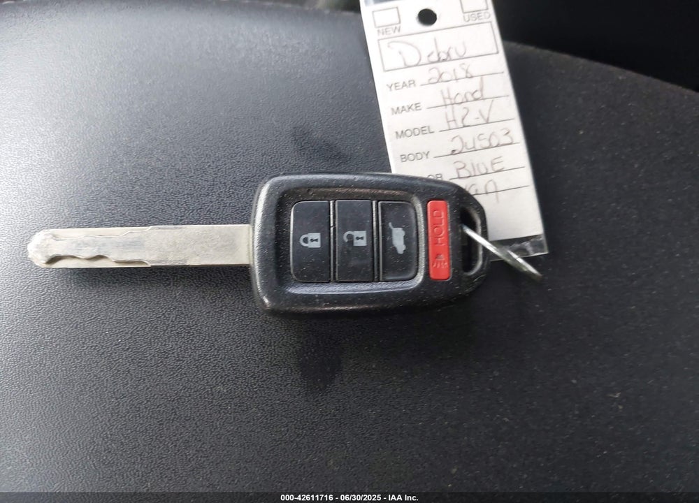 2018 HONDA HR-V VIN: 3CZRU6H31JG714675