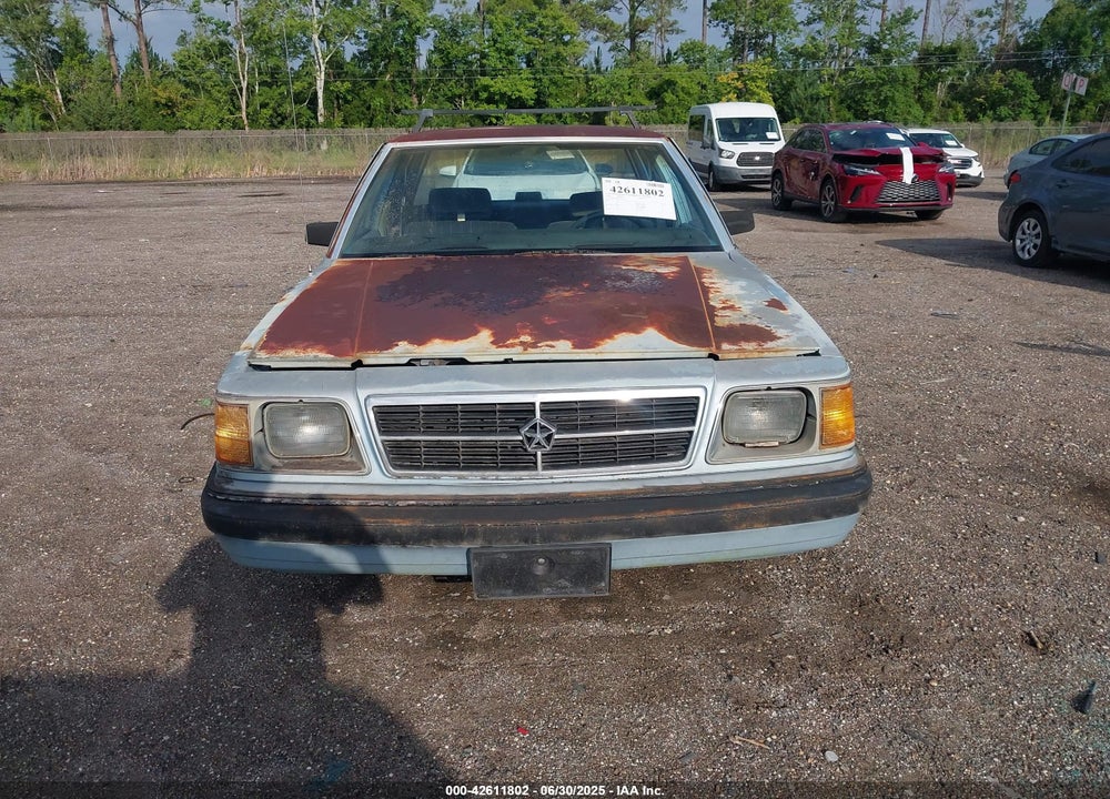 1988 DODGE ARIES LE VIN: 1B3BD46K1JF101156