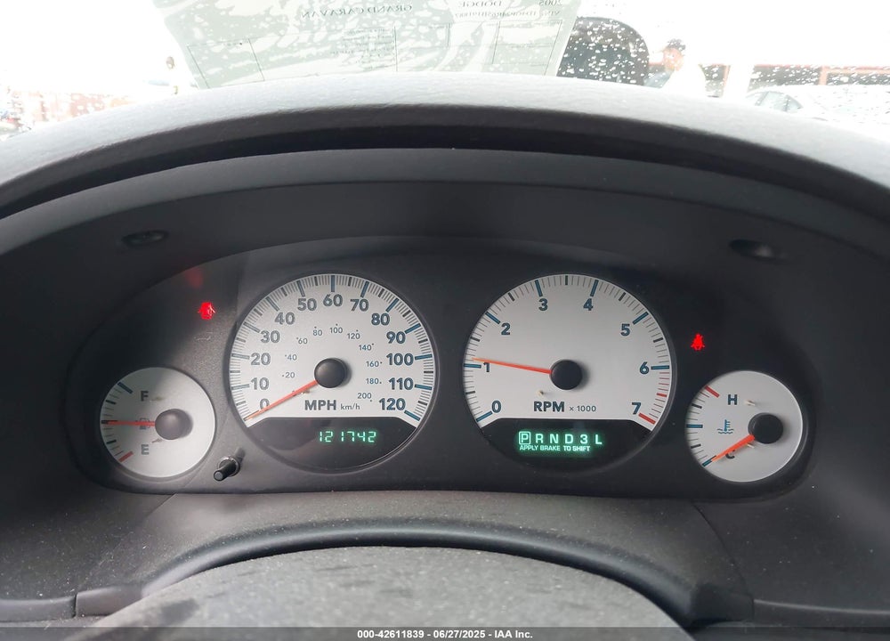 2005 DODGE GRAND CARAVAN SE VIN: 1D4GP24R65B191887