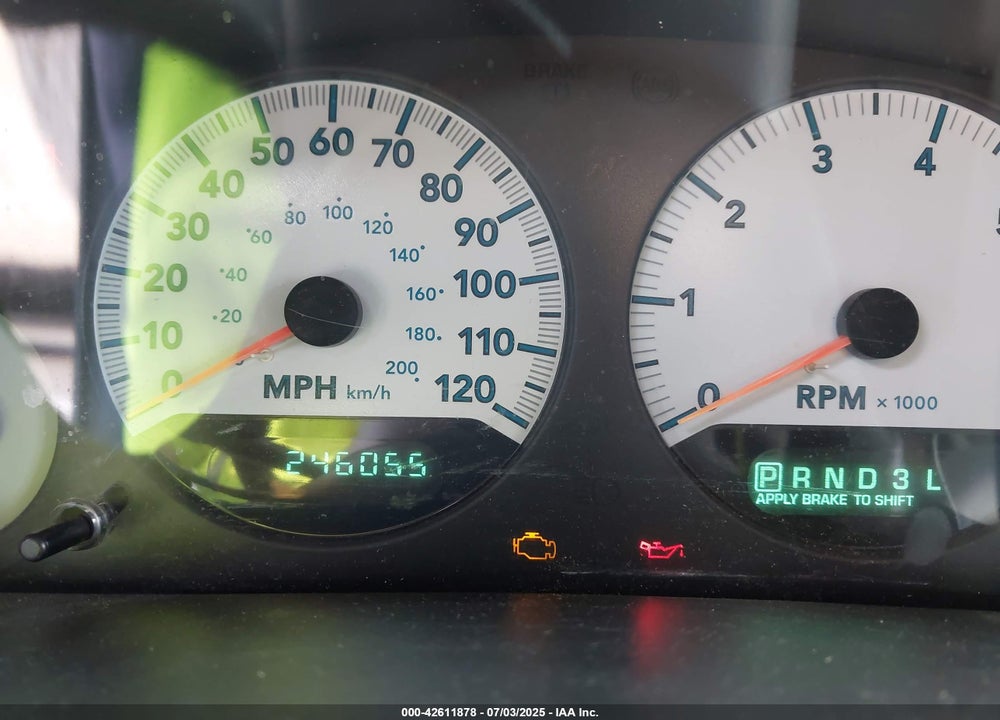 2006 DODGE CARAVAN SXT VIN: 1D4GP45R56B592939