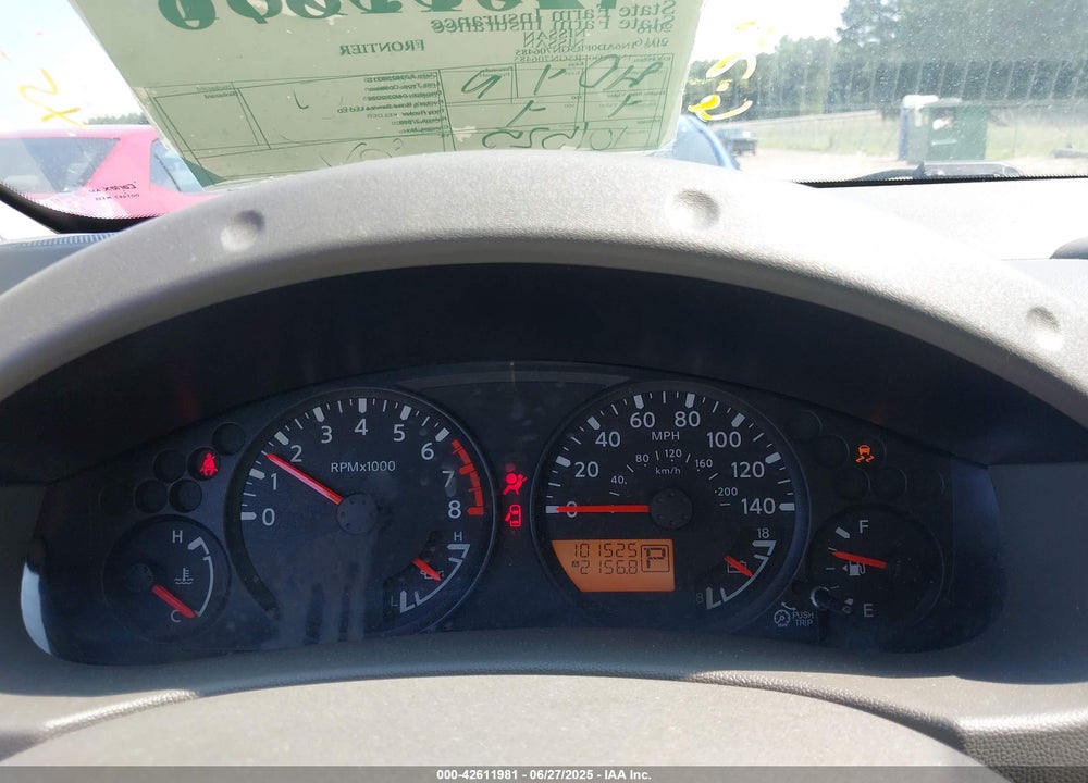 2016 NISSAN FRONTIER VIN: 1N6AD0FR5GN706485