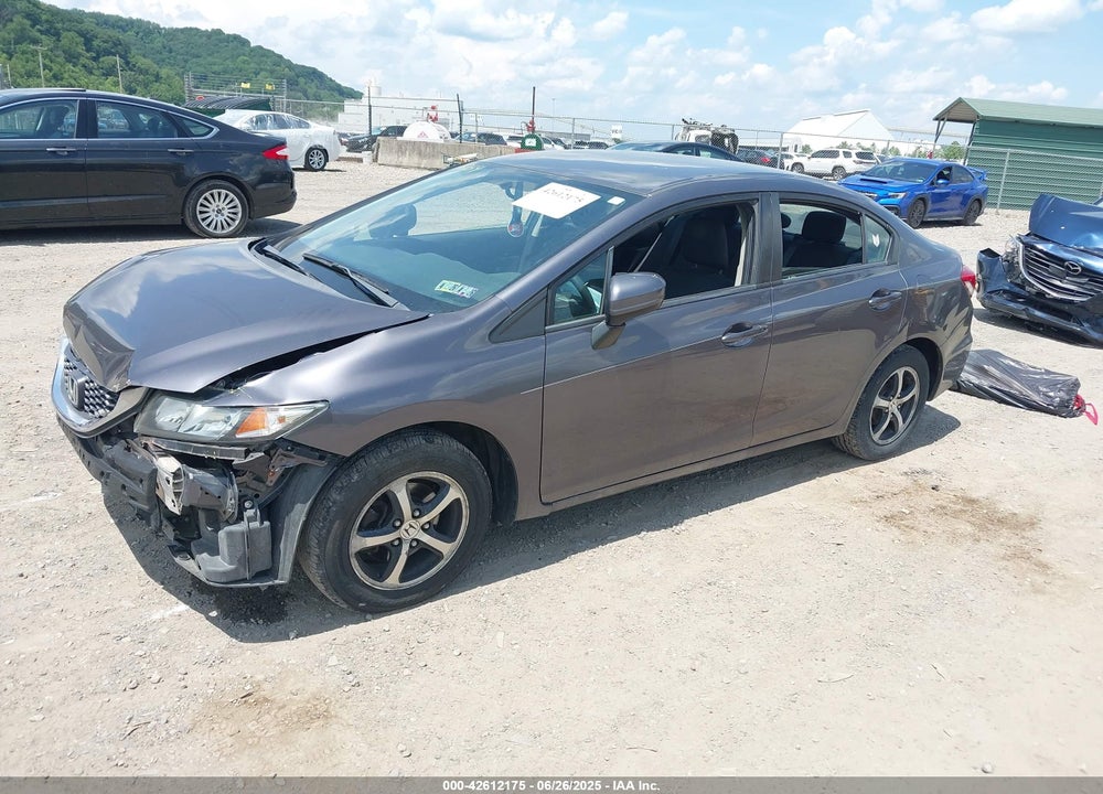2015 HONDA CIVIC SE VIN: 19XFB2F76FE210574