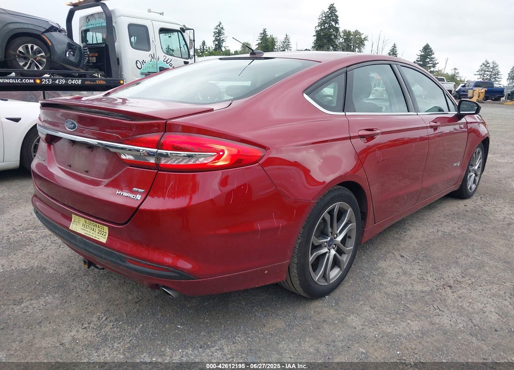 2017 FORD FUSION HYBRID SE VIN: 3FA6P0LU6HR324771