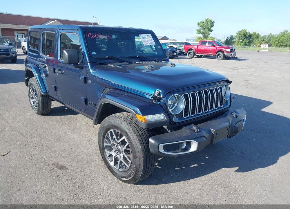 2025 JEEP WRANGLER 4-DOOR SAHARA 4X4 VIN: 1C4PJXEN9SW529245