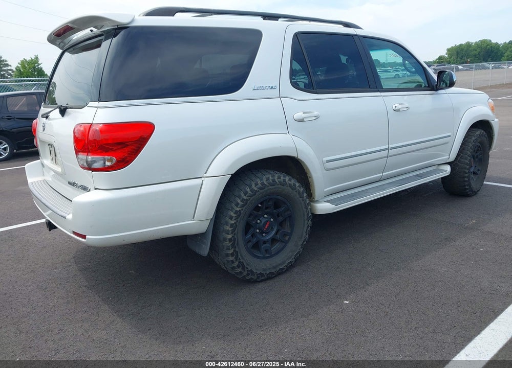 2007 TOYOTA SEQUOIA LIMITED V8 VIN: 5TDBT48A07S277694
