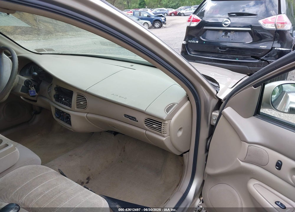 2001 BUICK CENTURY CUSTOM VIN: 2G4WS52J911143196