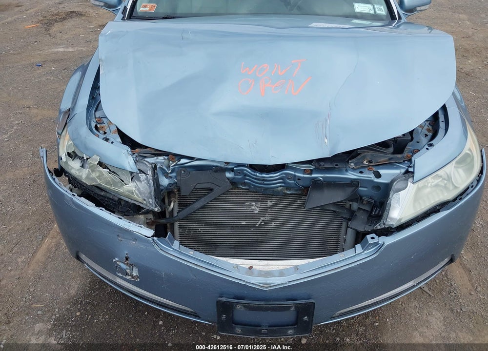 2011 ACURA TL VIN: 19UUA8F20BA002612