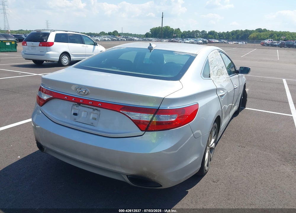 2012 HYUNDAI AZERA VIN: KMHFG4JG2CA133975