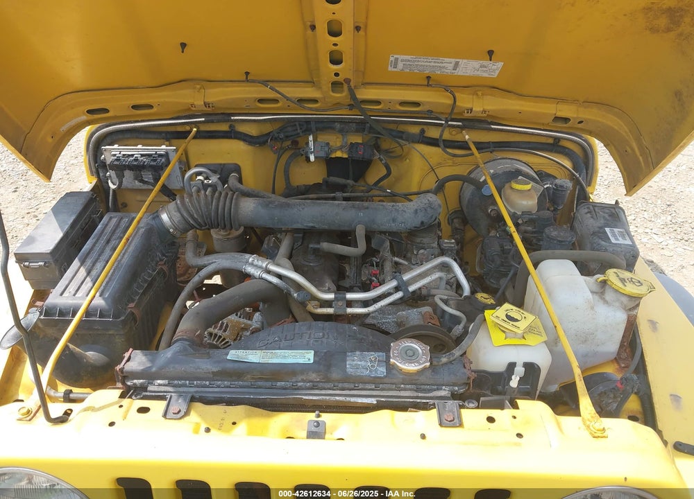 2002 JEEP WRANGLER X VIN: 1J4FA39S02P727172