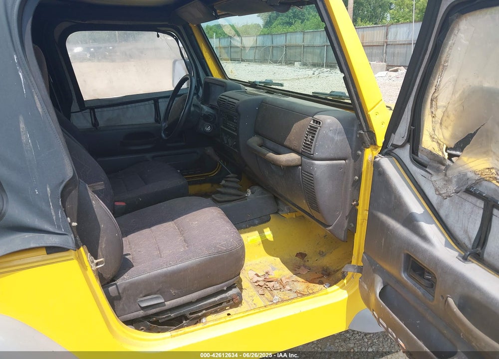 2002 JEEP WRANGLER X VIN: 1J4FA39S02P727172