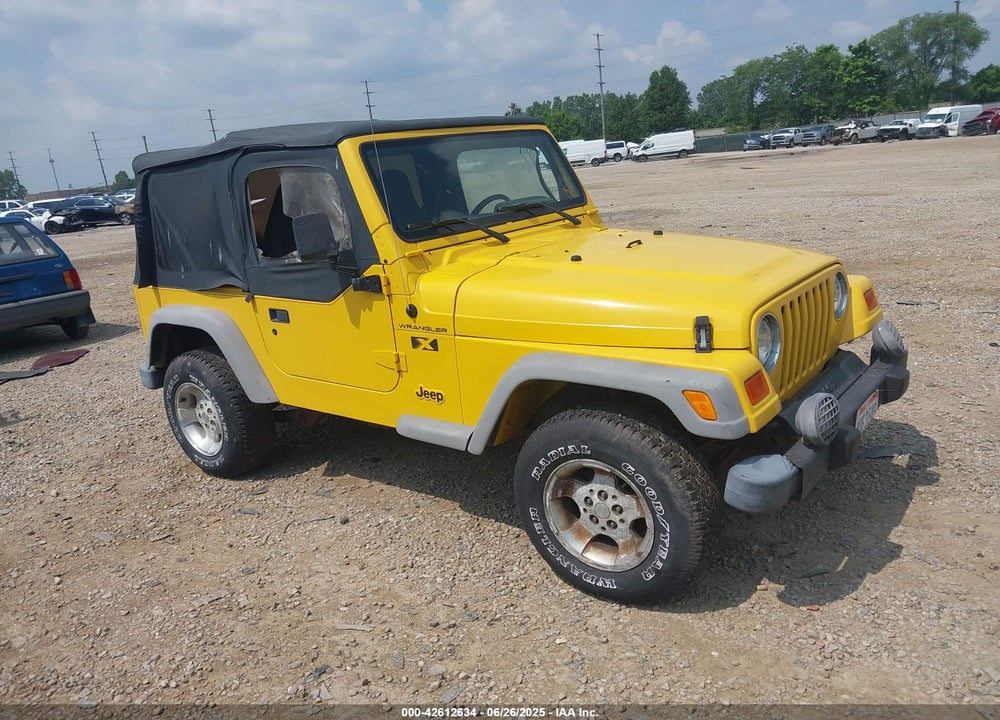2002 JEEP WRANGLER X VIN: 1J4FA39S02P727172