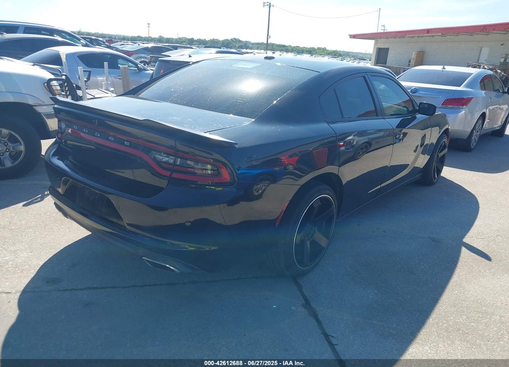 2019 DODGE CHARGER SXT RWD VIN: 2C3CDXBG3KH605914