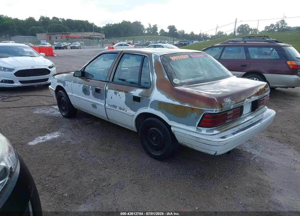 1994 PLYMOUTH SUNDANCE VIN: 1P3AP28K4RN174316
