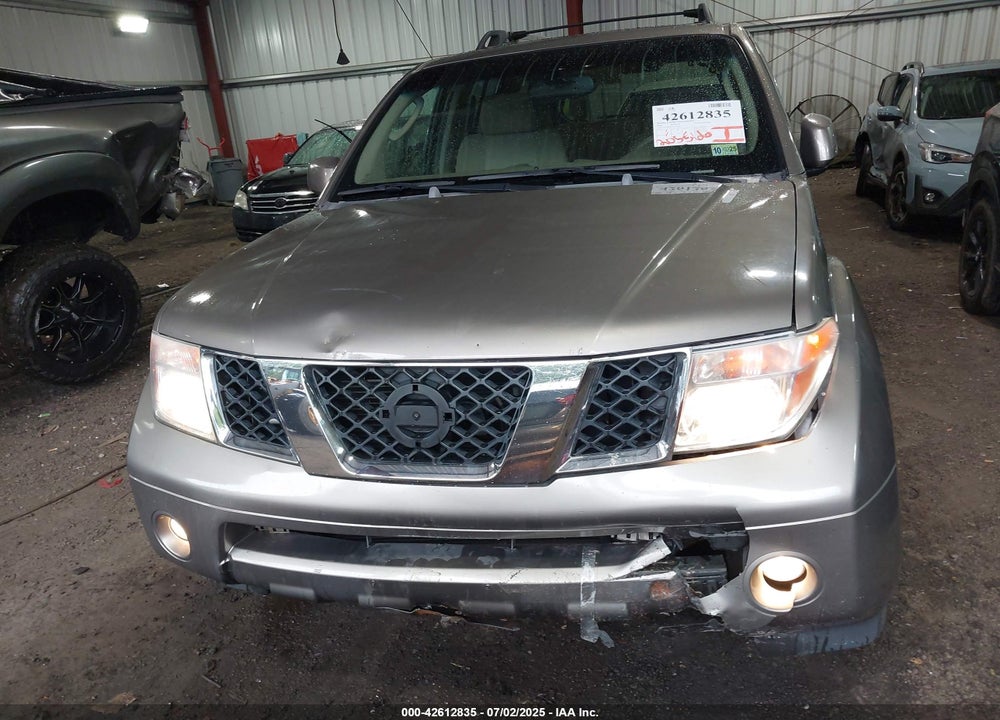2005 NISSAN PATHFINDER SE VIN: 5N1AR18U55C706261
