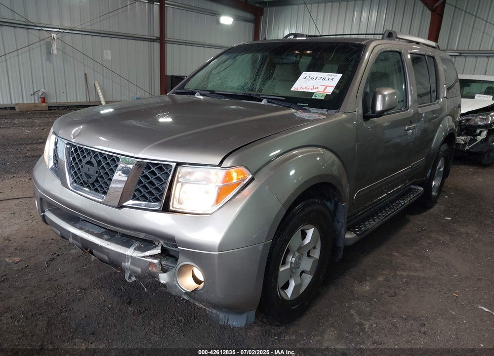 2005 NISSAN PATHFINDER SE VIN: 5N1AR18U55C706261