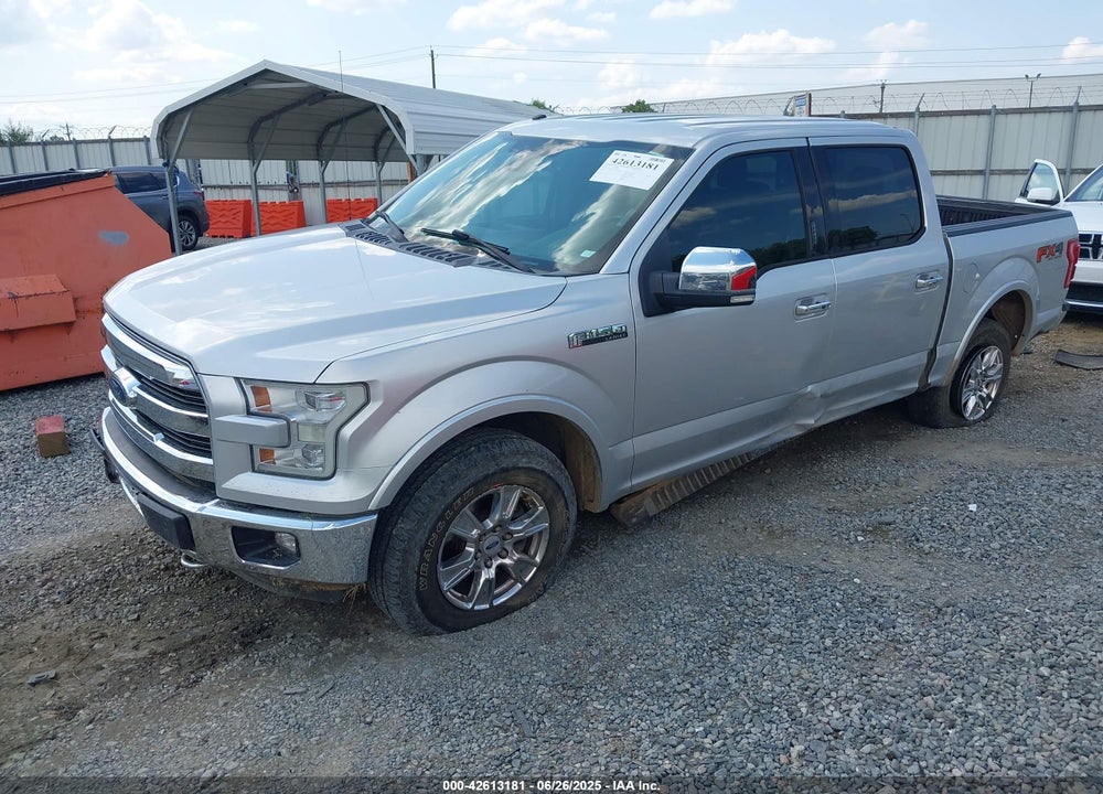 2016 FORD F-150 LARIAT VIN: 1FTEW1EF3GFB92707
