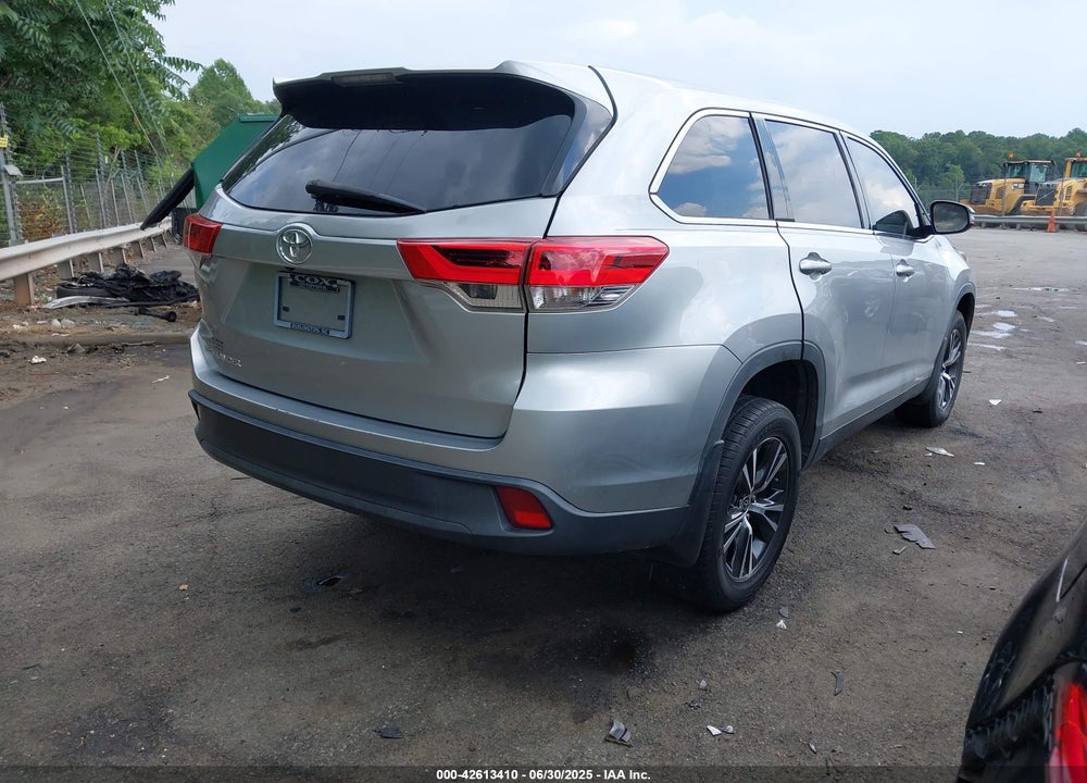 2019 TOYOTA HIGHLANDER VIN: 5TDZZRFH6KS367645