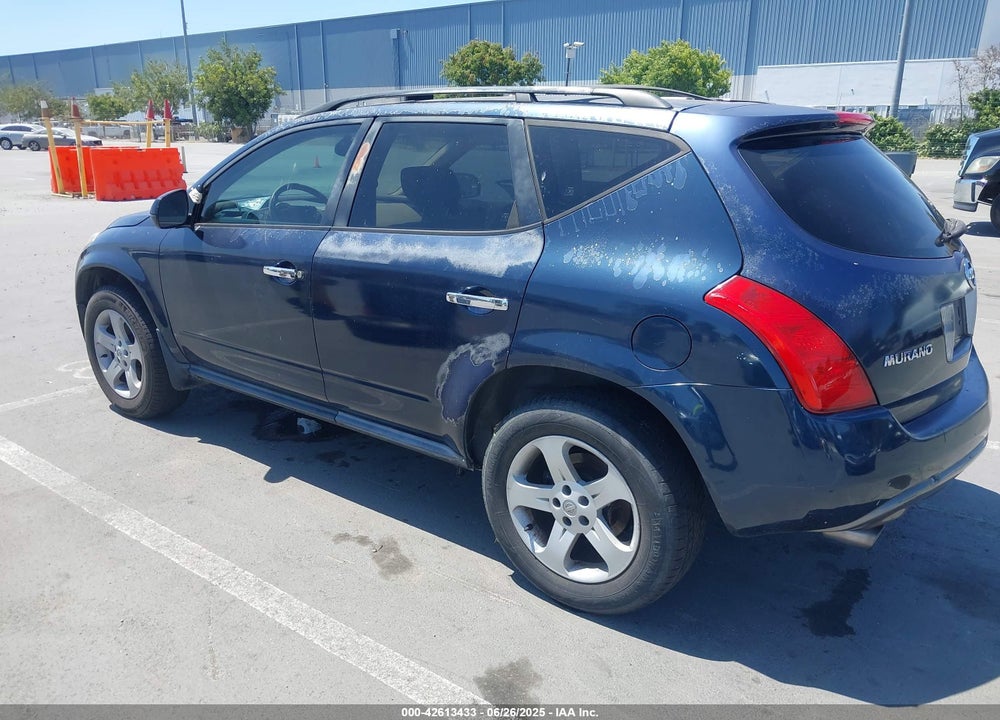 2005 NISSAN MURANO SL VIN: JN8AZ08T85W306767