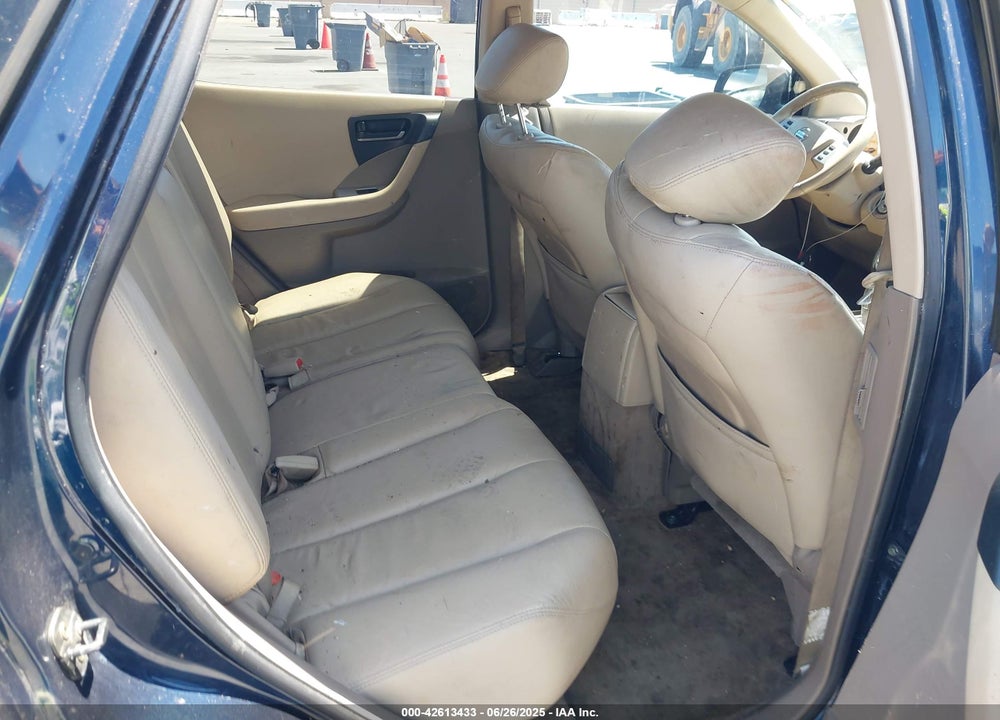 2005 NISSAN MURANO SL VIN: JN8AZ08T85W306767