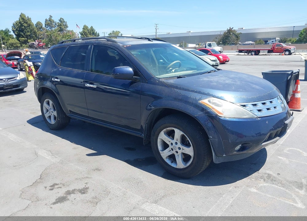 2005 NISSAN MURANO SL VIN: JN8AZ08T85W306767