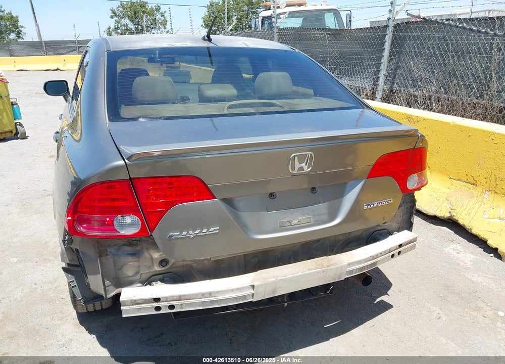 2008 HONDA CIVIC HYBRID VIN: JHMFA36278S010220