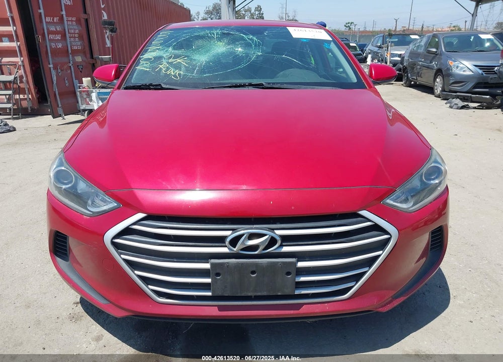 2018 HYUNDAI ELANTRA VIN: KMHD84LF0JU547132